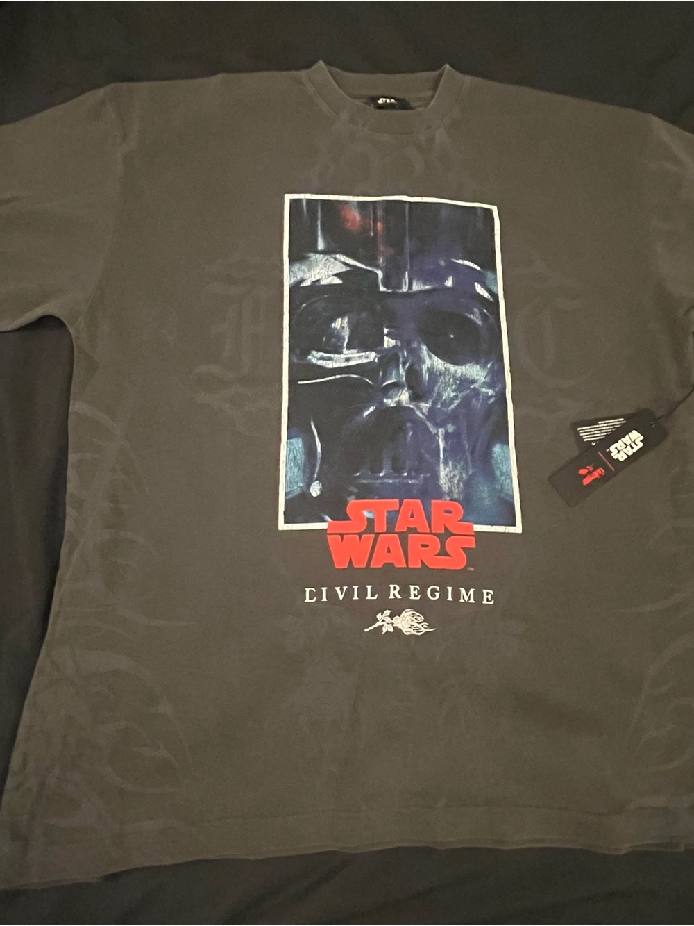 Star Wars Civil Regime Black Graphic Short Sleeve Tee
